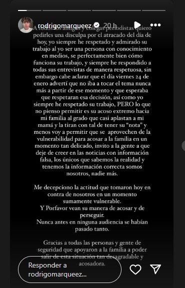 Rodrigo Márquez rompe el silencio tras sentencia de su hermano "Fofo" Márquez