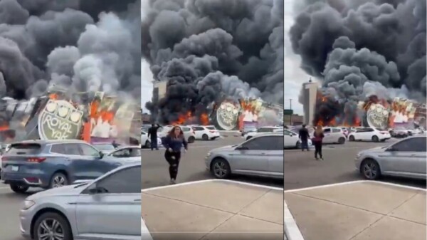 Se incendia el casino Royal Yak de Culiacán, Sinaloa