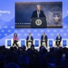 “Inviertan en EU o enfrentarán aranceles”, Trump en Davos