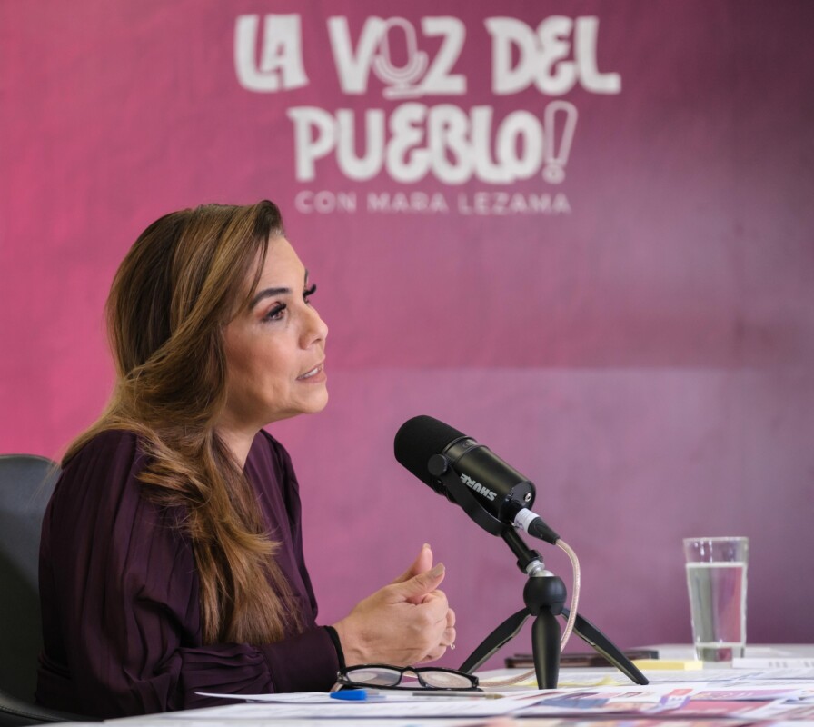 Durante el programa “La Voz del Pueblo”, llama la gobernadora a evitar actos de corrupción en pago de servicios del gobierno, en esta temporada de descuentos.