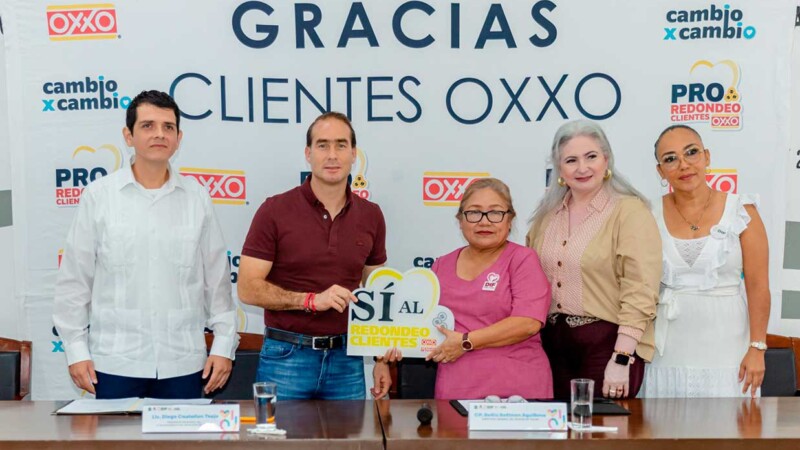 DIF-Tulum y Cadena Comercial Oxxo activan programa Redondeo Clientes Oxxo de Enero a Marzo