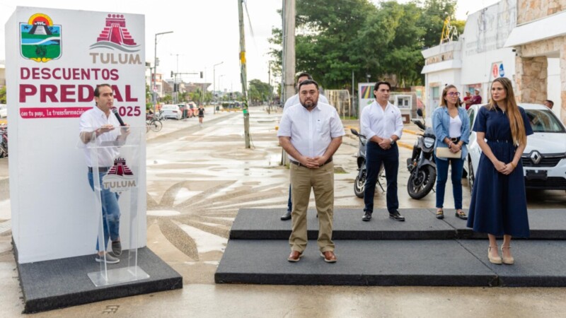 Inicia el programa de descuentos al impuesto predial en Tulum 2025