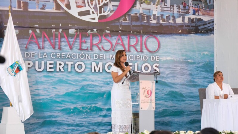 Puerto Morelos está llamado a tener un futuro brillante: Mara Lezama