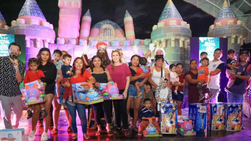 Celebran con éxito el Festival de Día de Reyes en la Zona Continental de Isla Mujeres
