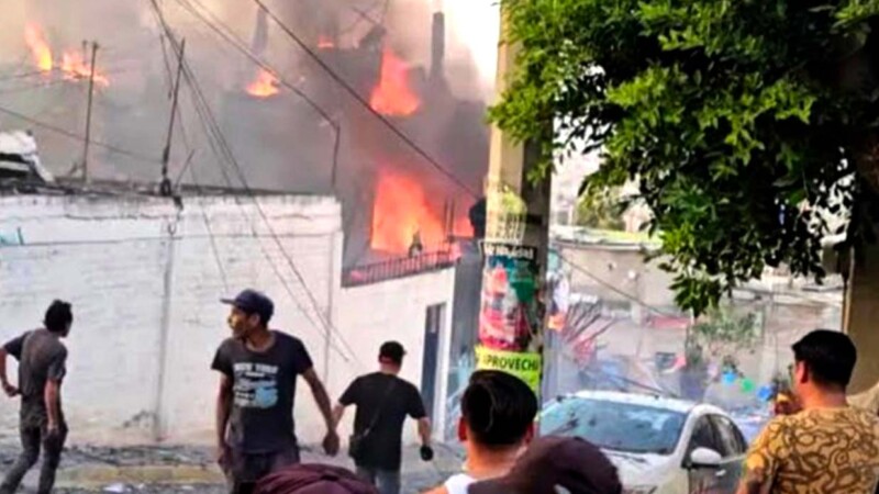 Explota polvorín clandestino en Edomex y deja seis lesionados