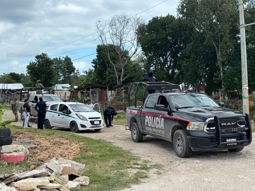Denuncian que supuesta gente armada recorre colonias irregulares en Cancún; esta mañana hubo una manifestación de vecinos de La Loma, La Roca y Monte Sinaí.