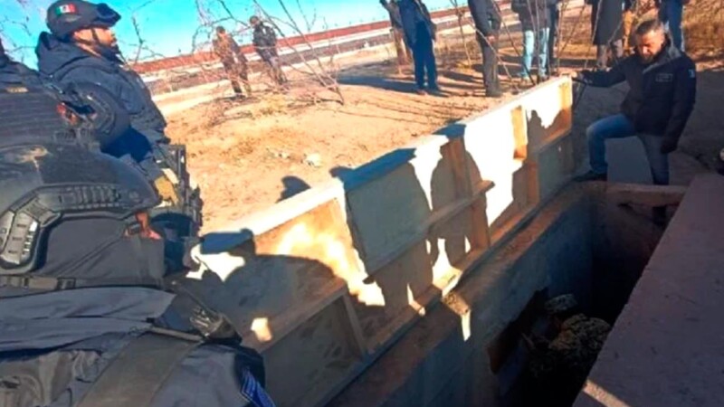 Encuentran "narcotúnel" en Ciudad Juárez con conexión a Texas