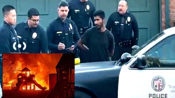 Detienen a migrante mexicano en Los Ángeles lo acusan por incendio en California