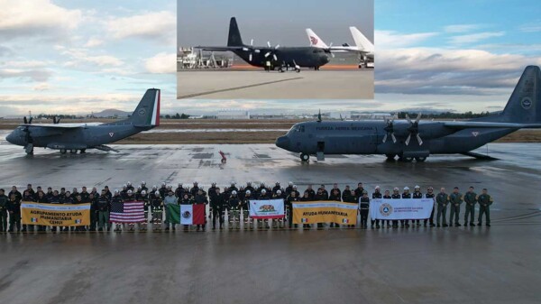 Arriba a Los Ángeles delegación de ayuda mexicana contra incendios