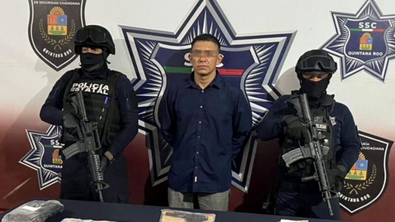 Detienen a narcomenudista armado en la Supermanzana 40 de Cancún