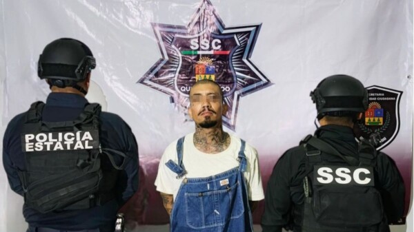 Detenido por lesionar con un cuchillo a un transeúnte en Playa del Carmen