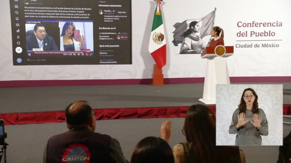 Sheinbaum celebra destitución de Carmona, fiscal de Morelos