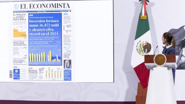 En 2024, récord en inversión extranjera: 36 mil 872 mdd
