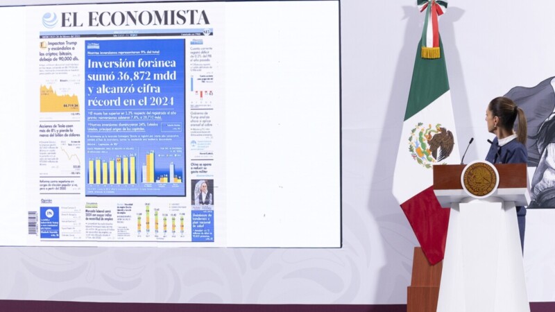 En 2024, récord en inversión extranjera: 36 mil 872 mdd