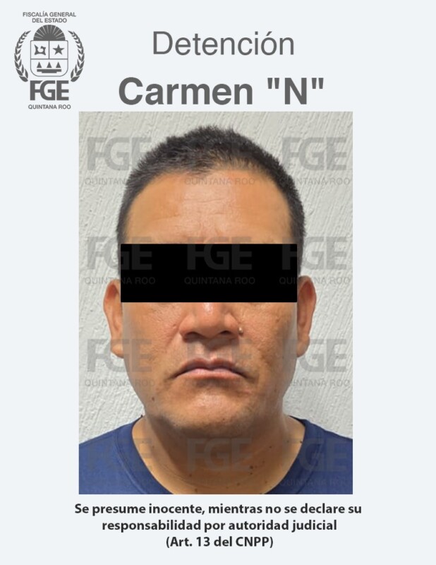 Detienen a tres policías municipales de Tulum por secuestro exprés; Carmen “N”, Gustavo Isabel “N” y Celiano Gerardo “N” ´privaron de la libertad a automovilista.