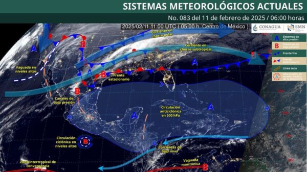 Pronóstico del clima en Quintana Roo para hoy martes 11 de febrero 2025