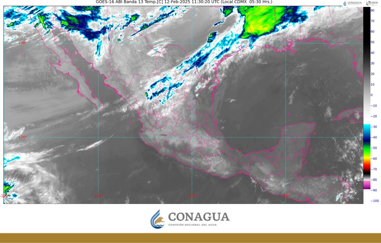 Pronóstico del clima en Quintana Roo para hoy miércoles 12 de febrero 2025; cielo medio nublado con lluvias aisladas en el estado y Campeche.