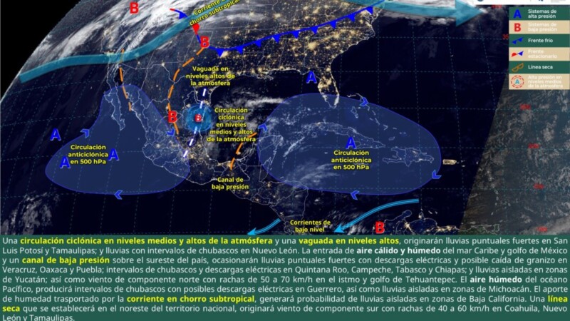 Pronóstico del clima en Quintana Roo para hoy martes 4 de febrero 2025