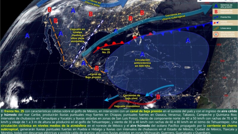 Pronóstico del clima en Quintana Roo para hoy domingo 2 de enero 2025