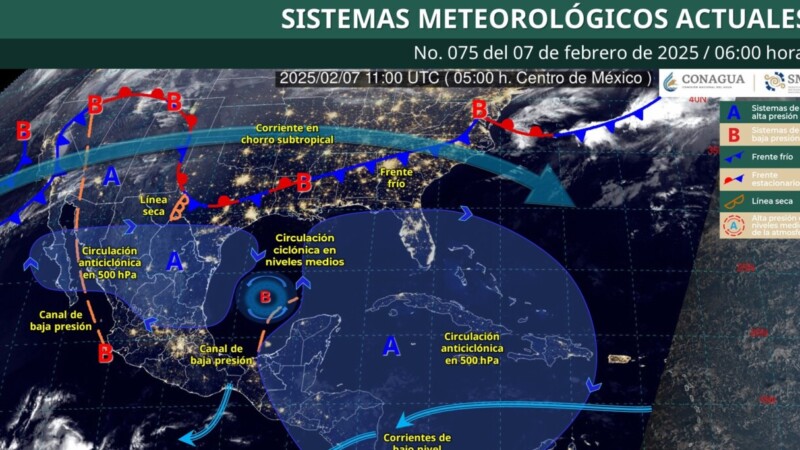 Pronóstico del clima en Quintana Roo para hoy viernes 7 de febrero 2025