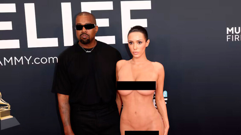 Kanye West habría obligado a Bianca Censori a ir sin ropa a los Grammy Awards 2025