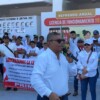 Protestan maestros en Cancún contra la Ley del ISSSTE