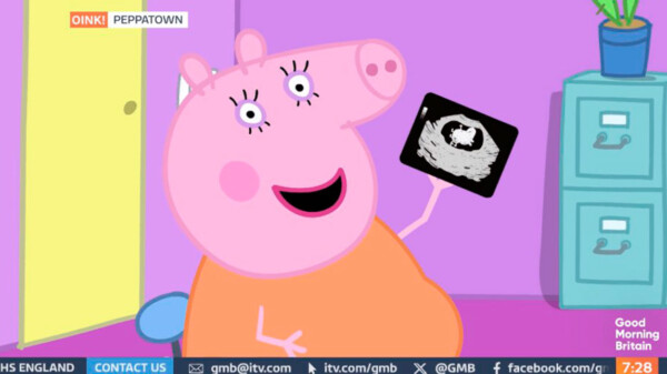 Mamá de Peppa Pig anuncia que está embarazada de su tercer bebé