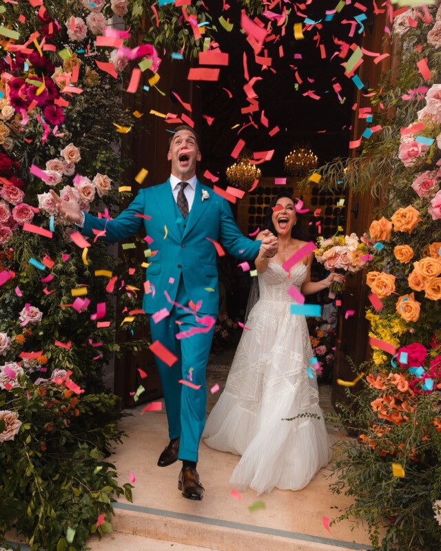 Martha Higareda y Lewis Howes se casan en Playa del Carmen