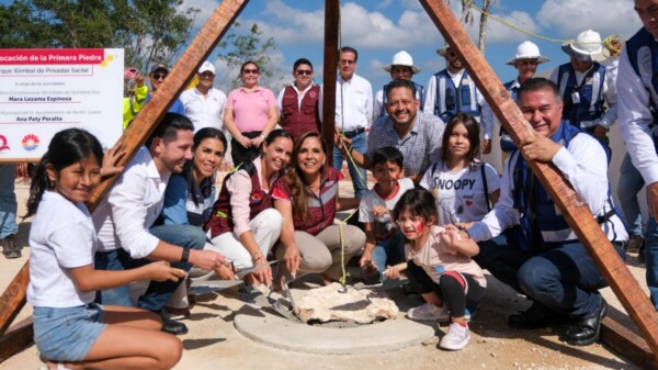 Con suma de esfuerzos, Mara Lezama y Ana Paty Peralta inician construcción de parque Xiimbal, en Cancún