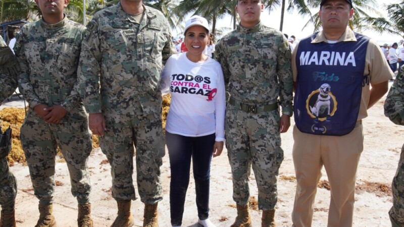 En coordinación con Semar, ya estamos preparados para afrontar la temporada de arribo de sargazo: Mara Lezama