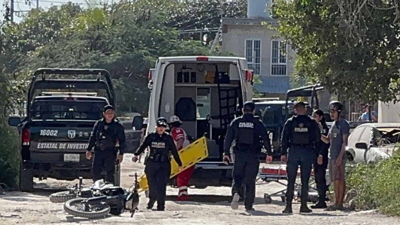 Balean a hombre en la colonia El Jordán de Cancún