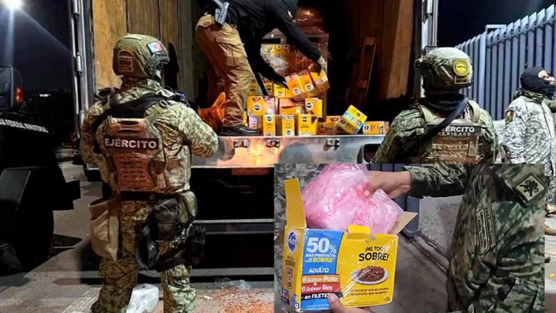 Incautan 4 toneladas de metanfetamina Baja California