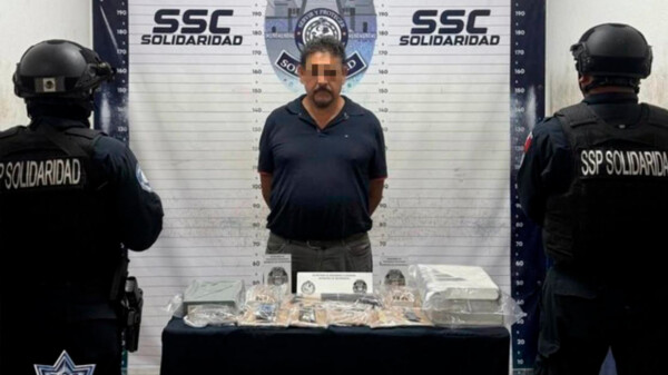 Detienen a empistolado en filtro carretero de Playa del Carmen