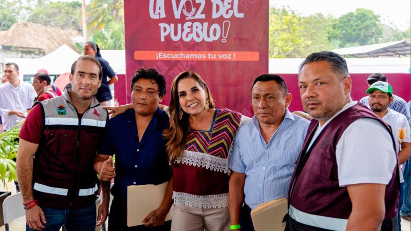 Tulum participa activamente en audiencia pública “La Voz del Pueblo” de Mara Lezama