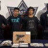 Detenidos con armas y drogas en la colonia El Sherif en Cancún.