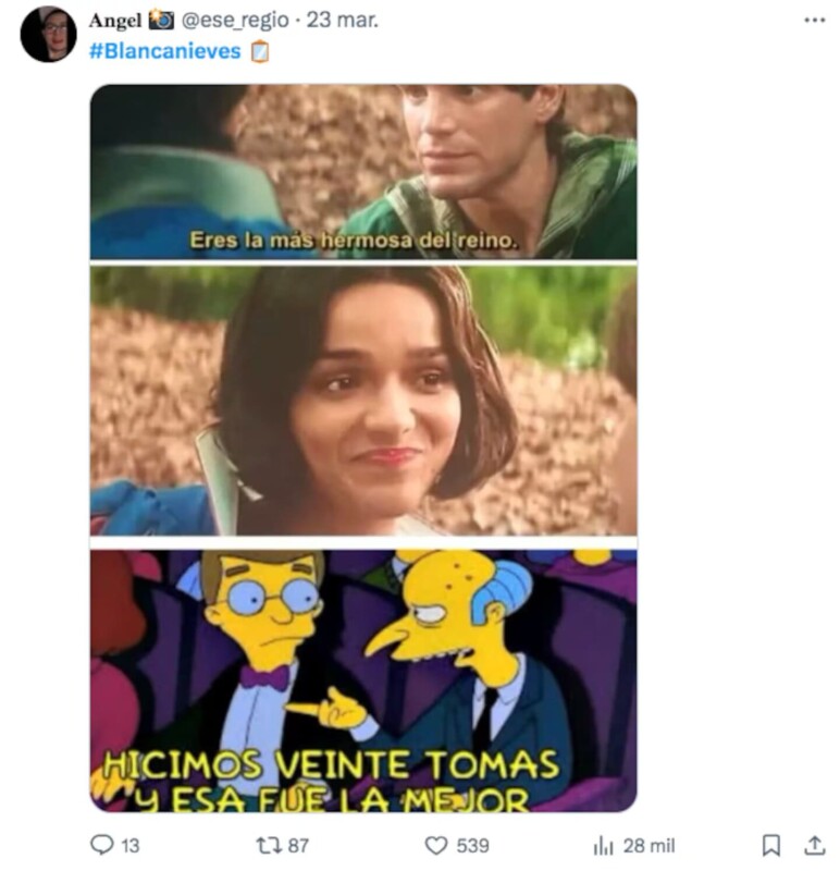 Live action de ‘Blanca Nieves’ fracasa en taquilla y desata críticas en redes