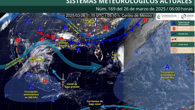 Pronóstico del clima en Quintana Roo para hoy miércoles 26 de marzo 2025