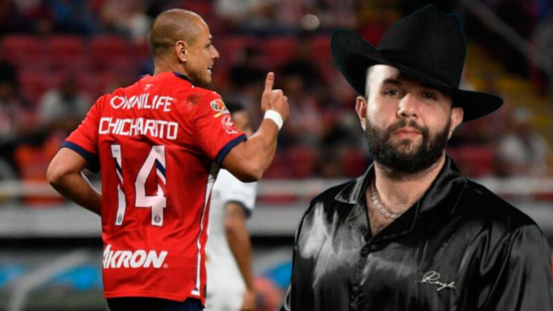 Carín León defiende a ‘Chicharito’ ante críticas por su bajo rendimiento en Chivas