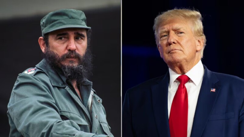 Trump cumple un sueño póstumo de Fidel Castro