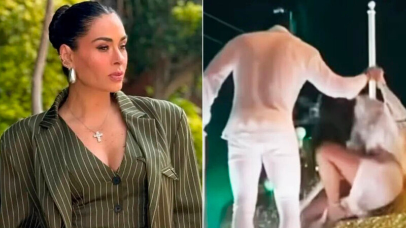 Galilea Montijo sufre caída en el Carnaval de Mazatlán 2025