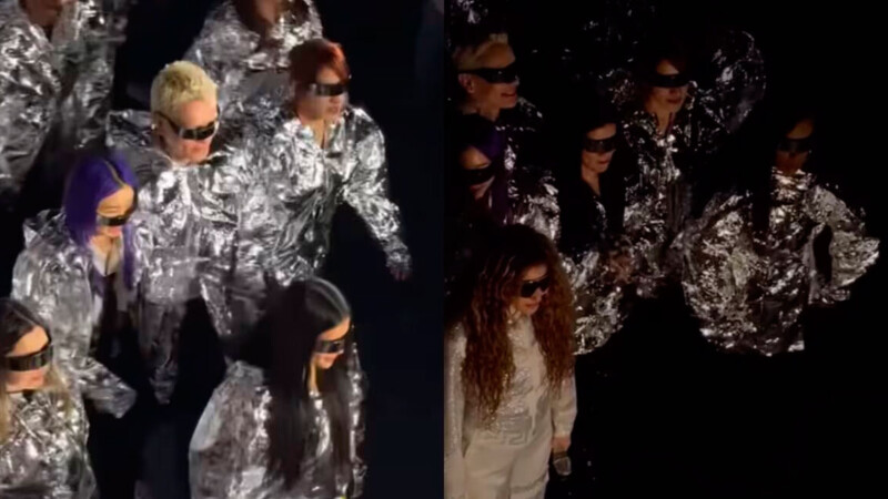 Kunno y Chingu Amiga caminaron con Shakira en su concierto de CDMX