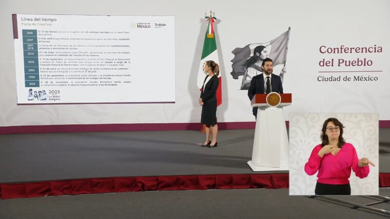 Continúa rescate de mineros en Pasta de Conchos: STPS