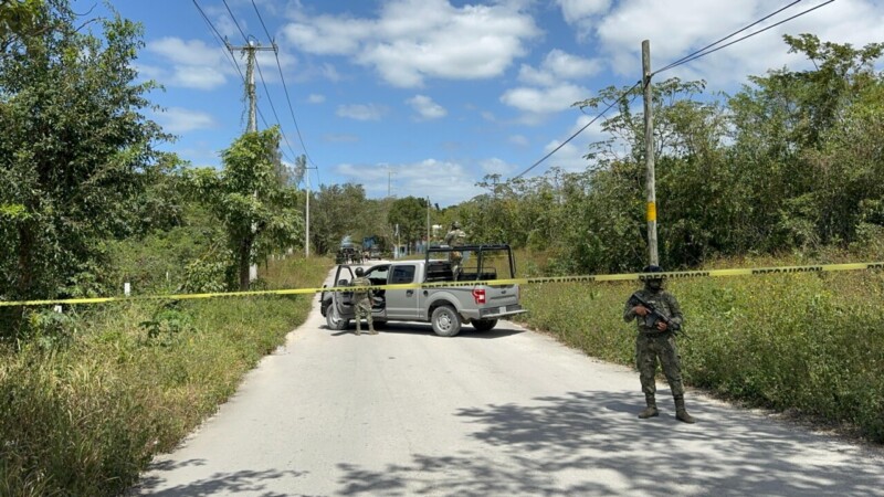 Hallan el cuerpo ensabanado de una persona en la SM-106