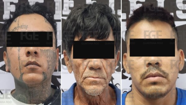 Vinculan a proceso a trío de extorsionadores en Cancún.