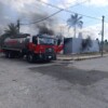 Yucatán Sofocan bomberos incendio en una vivienda en Juan Pablo II