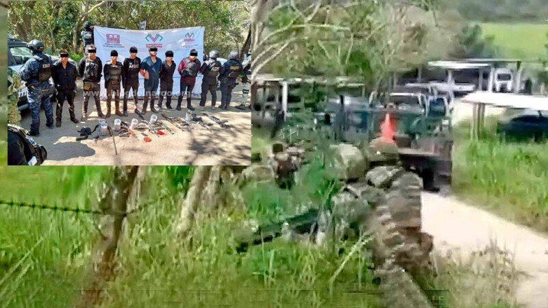 Feroz enfrentamiento entre militares y delincuentes en Chiapas deja dos muertos