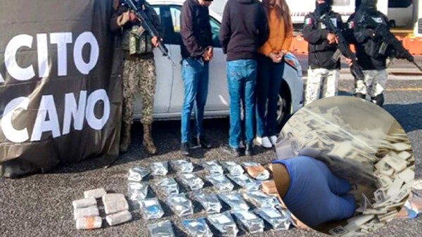 Incautan autoridades 42 kilos de fentanilo y detienen a tres en Baja California