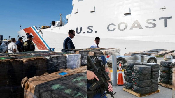 Autoridades de Estados Unidos incautan 13 toneladas de cocaína