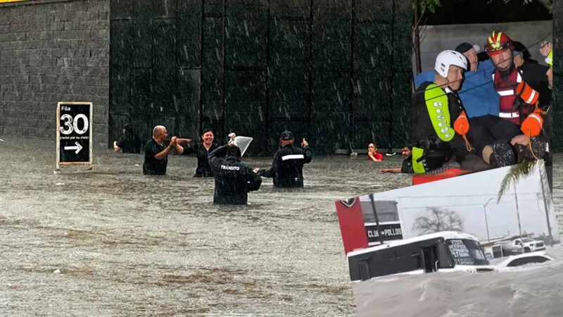 Intensas lluvias causan catastrófica inundación en Tamaulipas