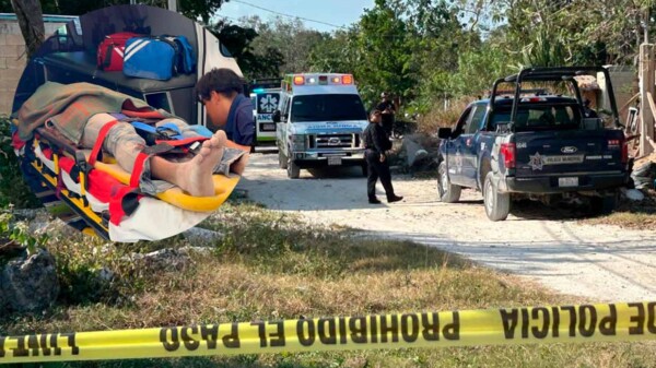 Rescatan a joven privado de la libertad y golpeado en colonia de Cancún